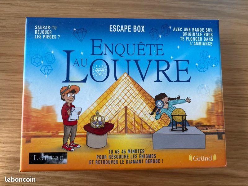 Jeux de société escale game « enquête au Louvre » (image 1)