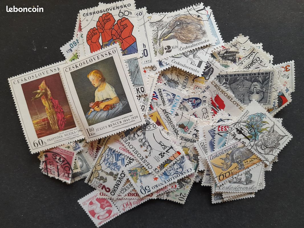Timbres de voyage : timbres Tchécoslovaquie 1945 héros de guerre Sg
