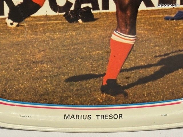 Ancien plateau en métal, Coupe du monde Argentine 1978, équipe de France
