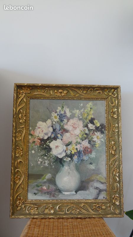 Cadre bois doré et peinture Marcel DYF (image 2)