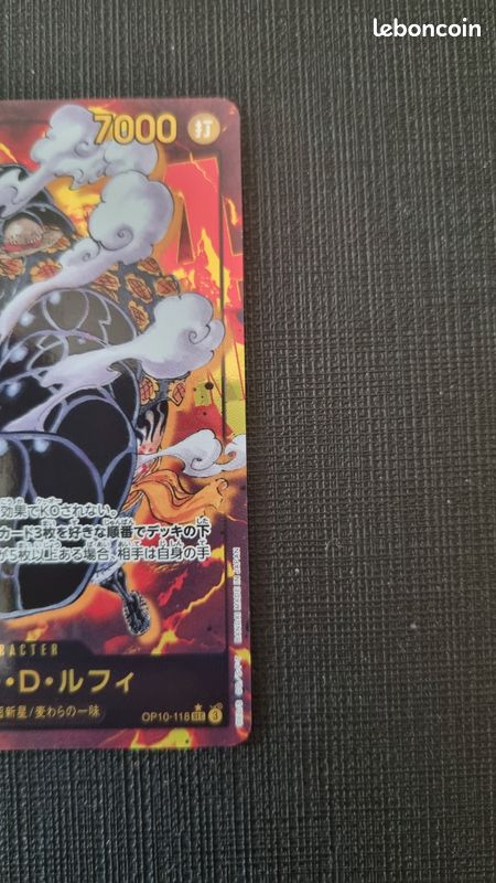 One piece : Luffy gear 4 op10-118 jap nm (image 4)