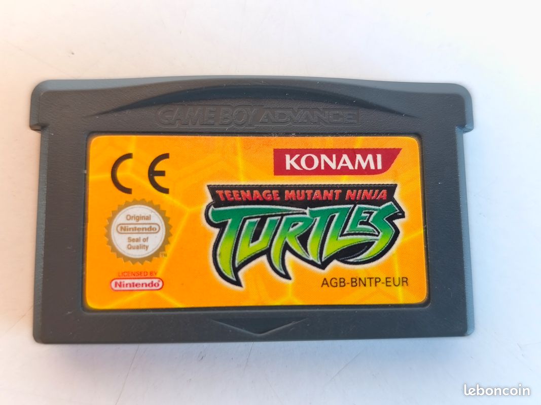 Boîte Vide Gameboy Advance - Teenage Mutant Ninja Turtles Double Pack - EUR