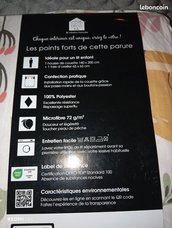 Parure couette 1 personne (image 4)