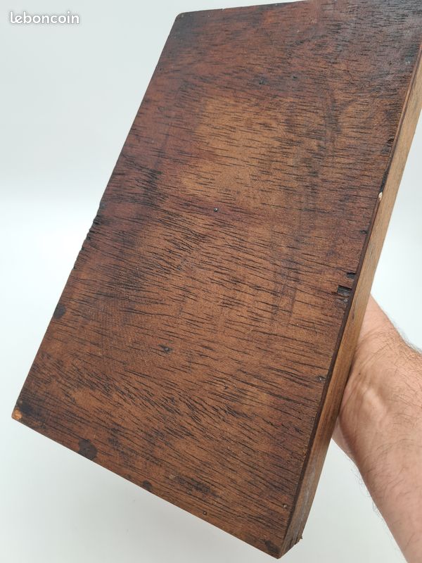Boîte à outils en bois avec poignée, plateau de rangement Vintage - J01 (image 6)