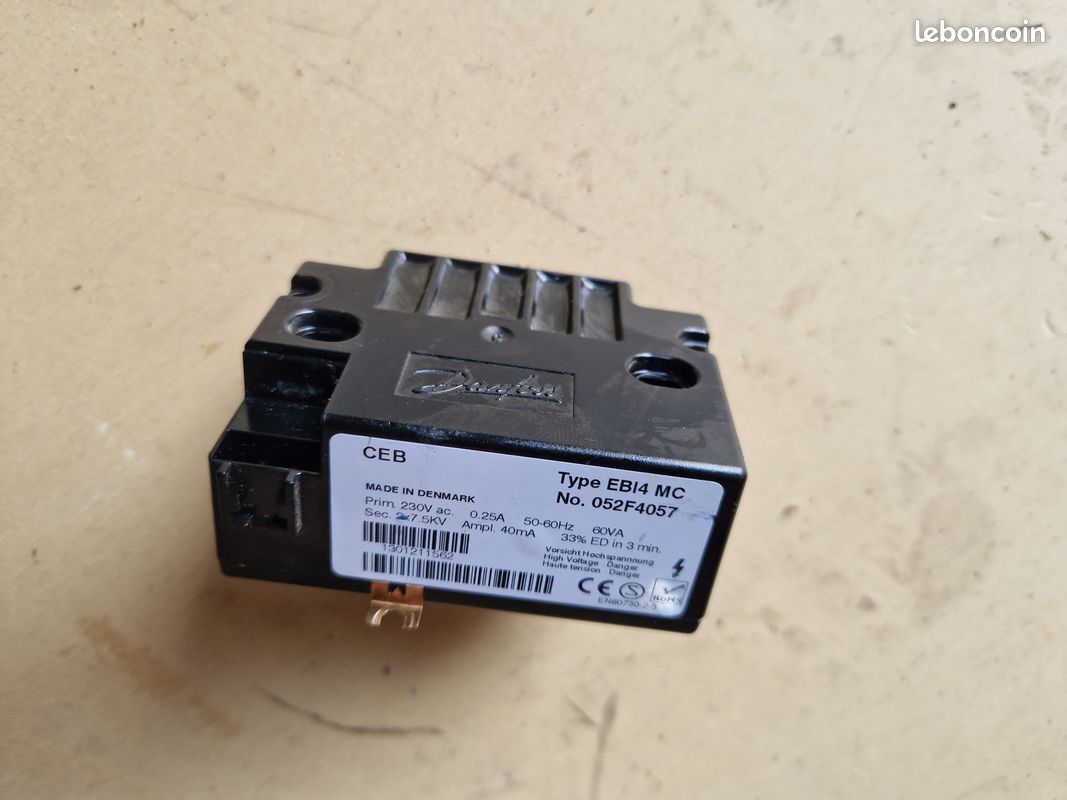 Transformateur fioul Danfoss EBI4 (image 1)