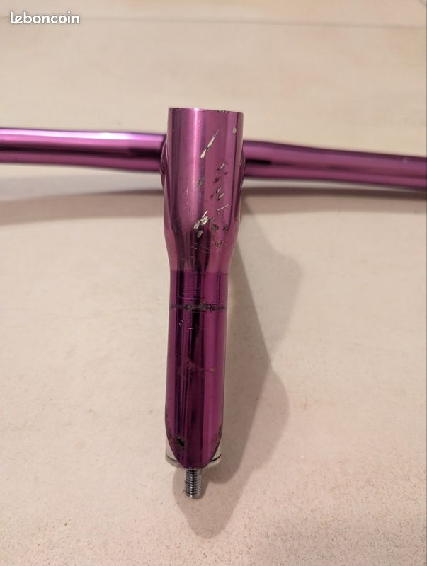 Cintre De Câble Frein Ringle MoJo Peace Sign Violet 3DV NOS Paire