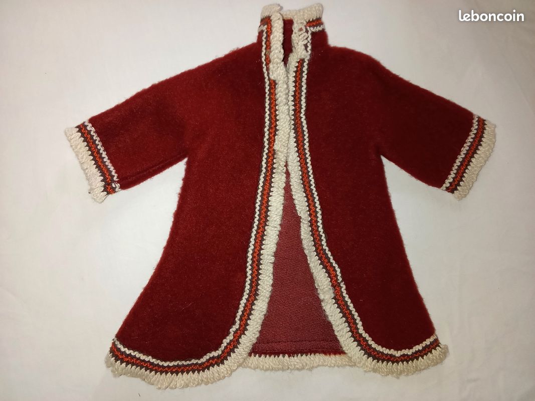 Tenue Pour Poupée Bella Cathie - Manteau Et Chapeau Assorti (modèle Amboise), Occasion