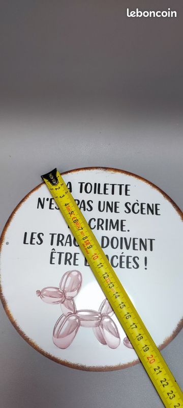 Affiche humour WC - affiche citation toilettes - fichier numérique A2