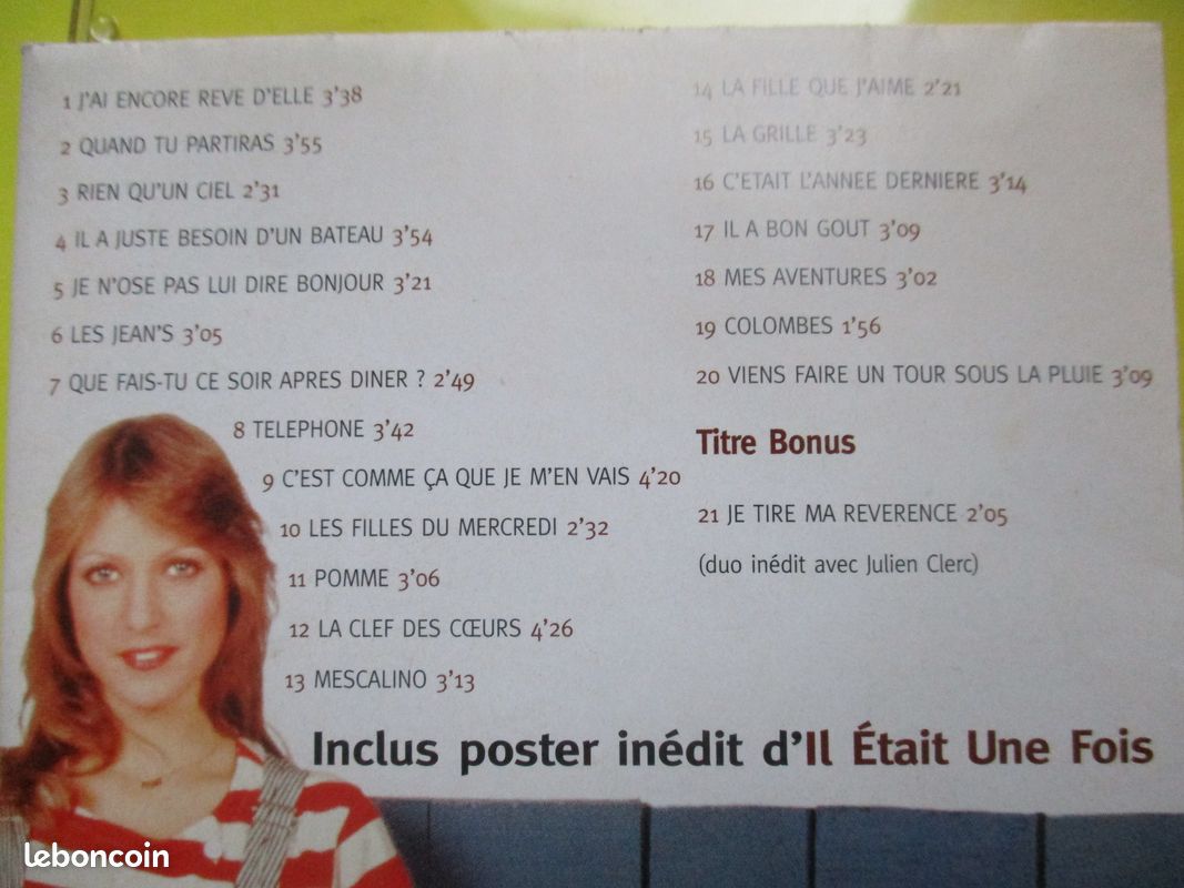 Rare disque CD Il était une fois avec poster( 1996) (PAZ (image 3)