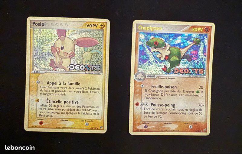 Pokémon - Lot 2 Cartes Reverse Stamp - Bloc EX DEOXYS - Collection
