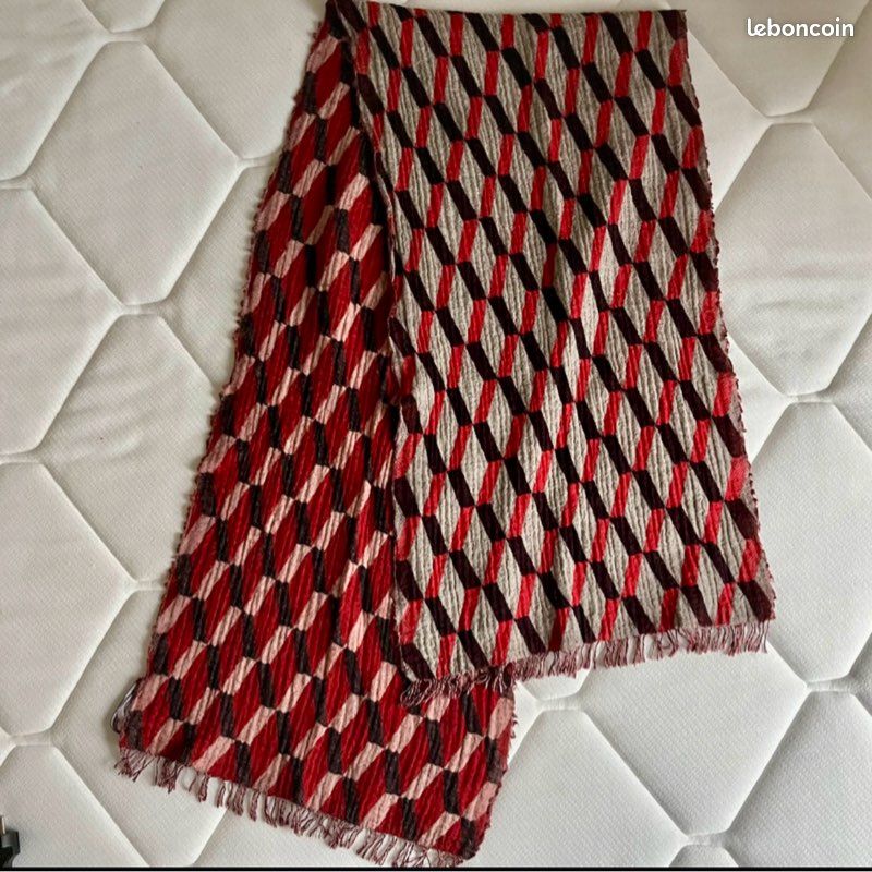 Écharpe Vintage Comptoir Des Cotonniers Kaki – Pièce Rare En Excellent état
