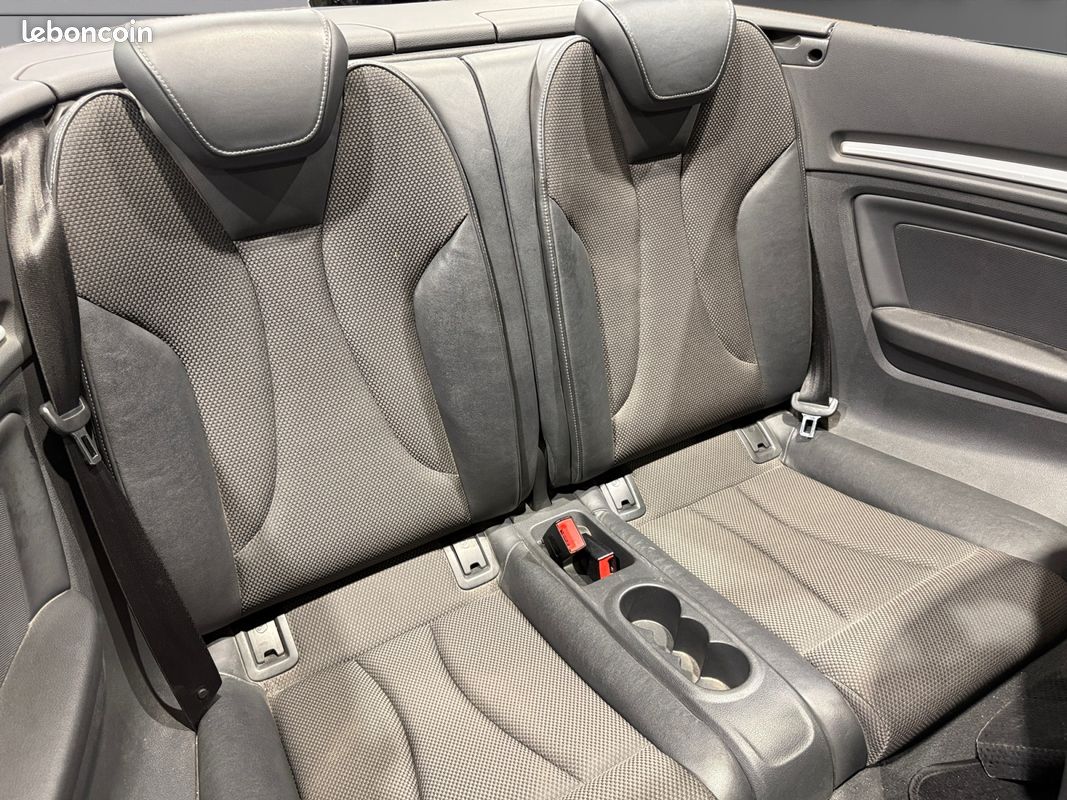 AUDI A3 CABRIOLET 2.0 TDI 150 S Line Garantie 12 mois Sièges chauffants Capote acoustique Roue de secours (image 12)