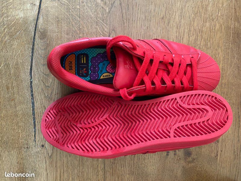 adidas gazelle silver green womens adidas Originals Tennis HU Pharrell Shoes - Tactile Rose main image 1