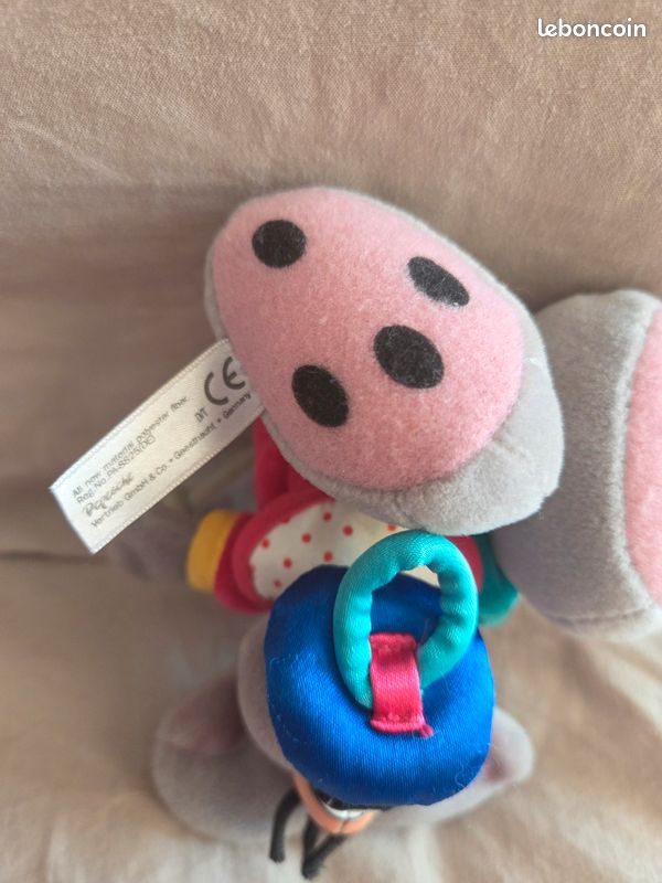 Diddl peluche bébé sucette (image 3)
