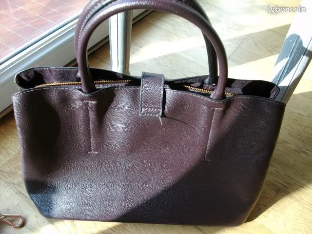 Sac à mains/bandoulière H&M bordeaux foncé Accessoires Bagagerie