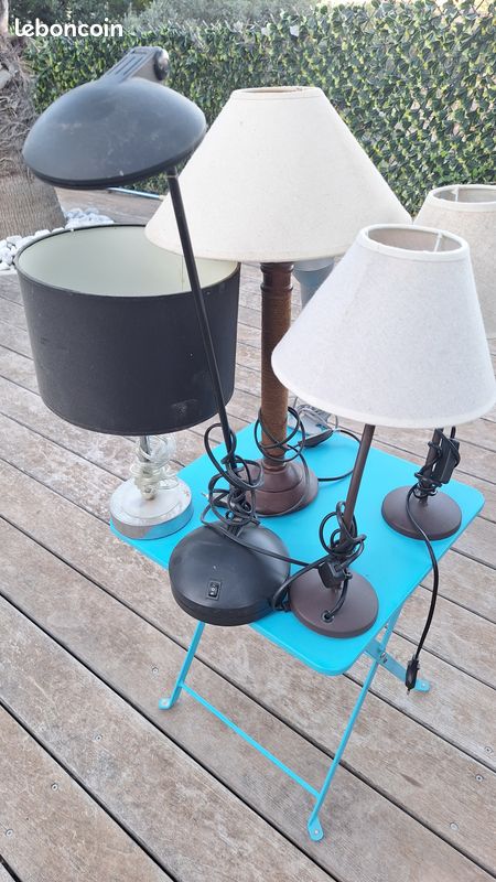Lots de lampes chevet et bureau (image 1)