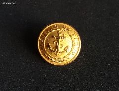 Bouton d'officier de port - Doré 16 mm - Modèle 1 (image 1)
