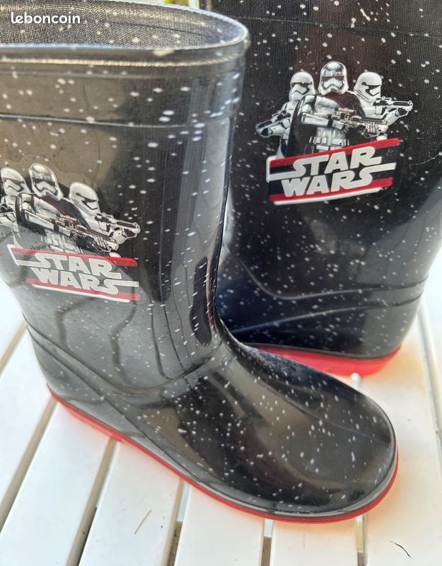 đ Disney Star Wars Stormtrooper Bottes Caoutchouc T31, Ă©tat top -80% â (image 4)