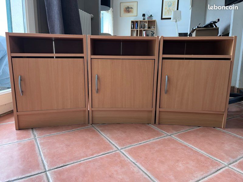 Lot de 3 caissons pour bureau (image 1)