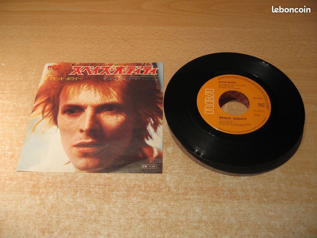 David bowie-space oddity / it ain't easy" japon 1973-vg+ (image 1)