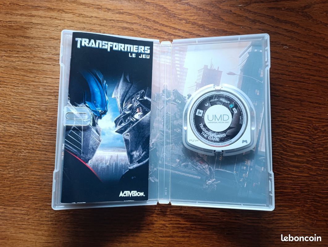 Jeu Transformers : La Revanche - PSP - Version FR Complète En Très Bon état