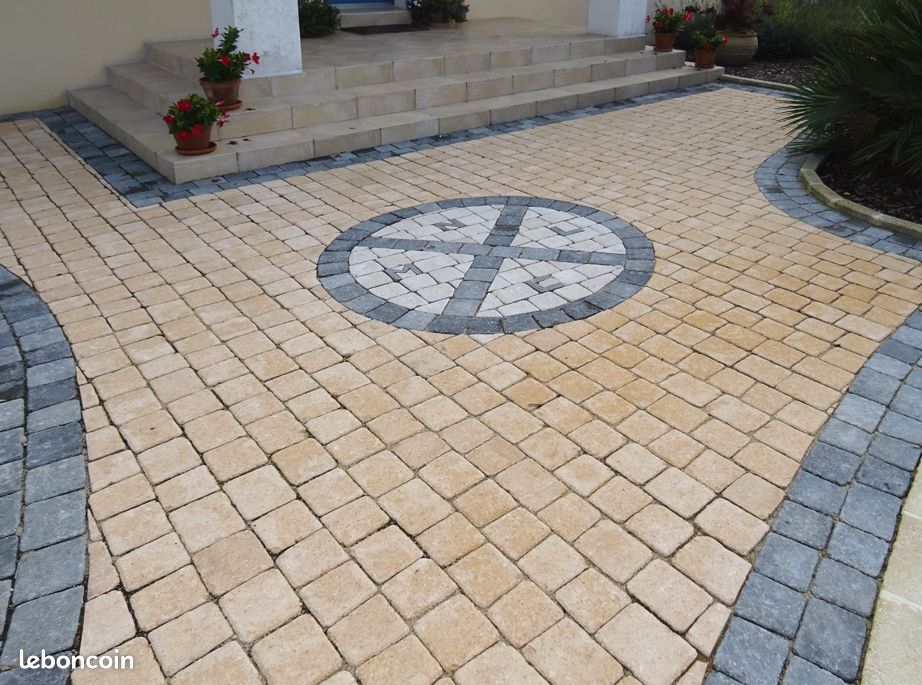 Pavés carrossables BAROCO BEIGE (image 1)