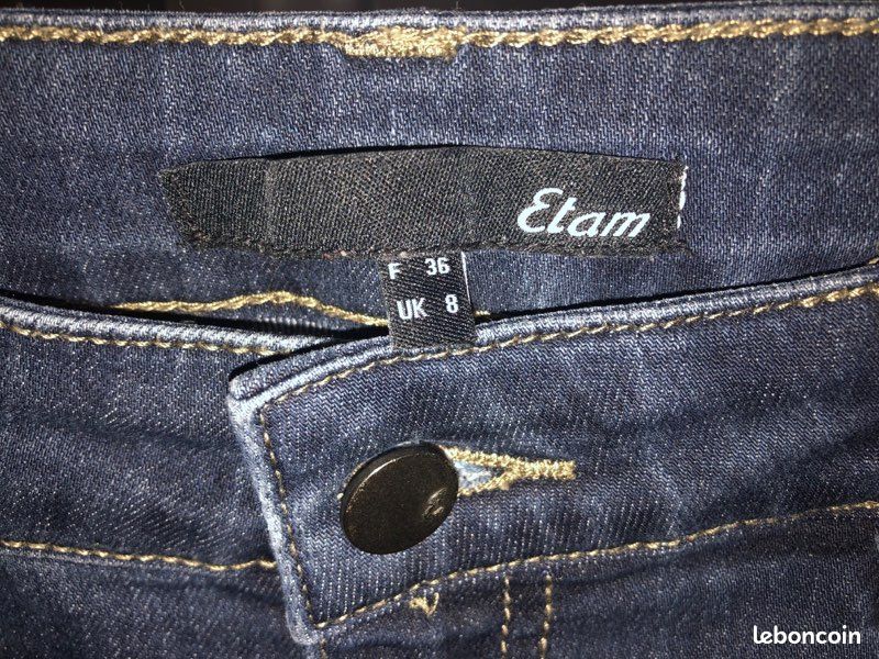 Pantalon jeans Etam (image 1)