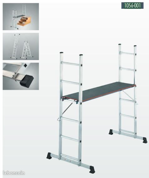 Echafaudage + échelle : Hailo 150 x 50 (image 1)