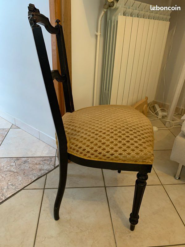 Lot 4 chaises de chambre Napoléon III (image 3)