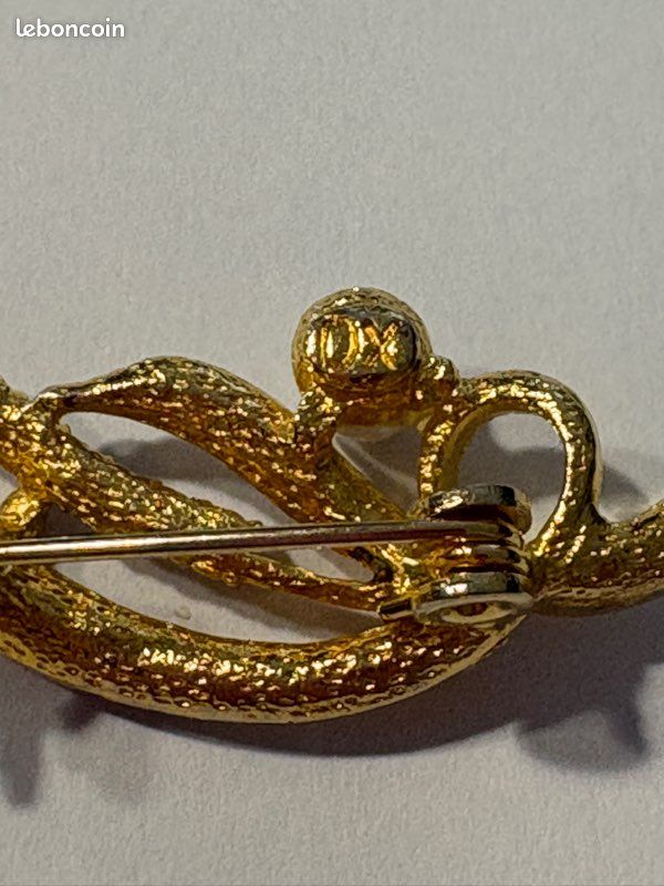 Lot De Broches Anciennes XXème Siècle - Plaqué Or, Style Créateur, Pièces De Collection