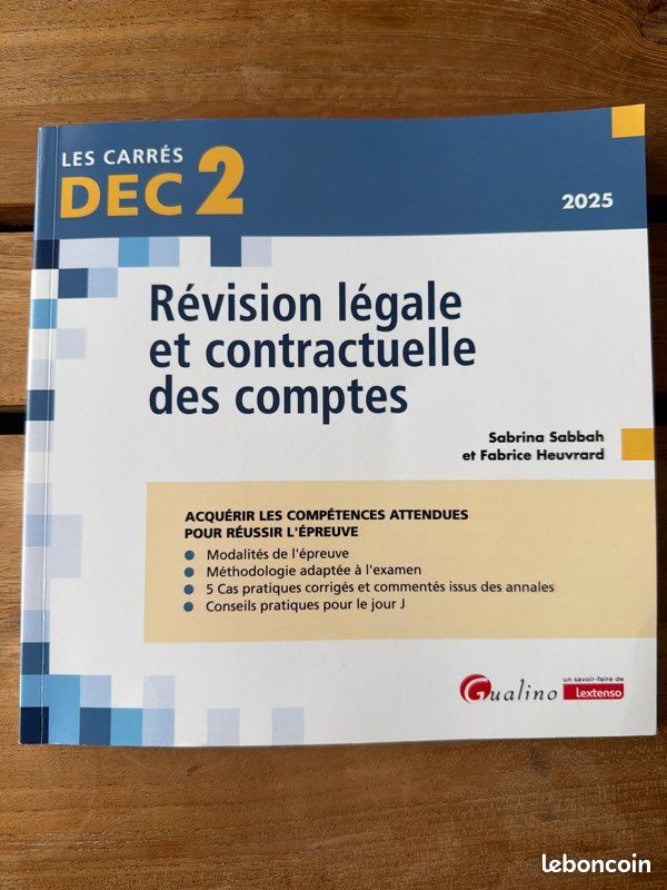 DEC révision légale et contractuelle des comptes 2025 (image 1)
