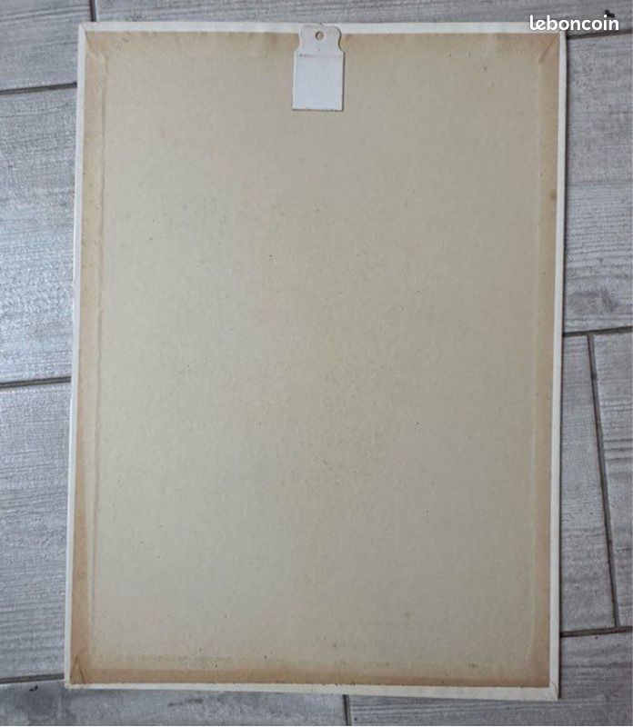 ANCIENNE AFFICHE CARTON Timbre lutte tuberculose années 30 dessin René