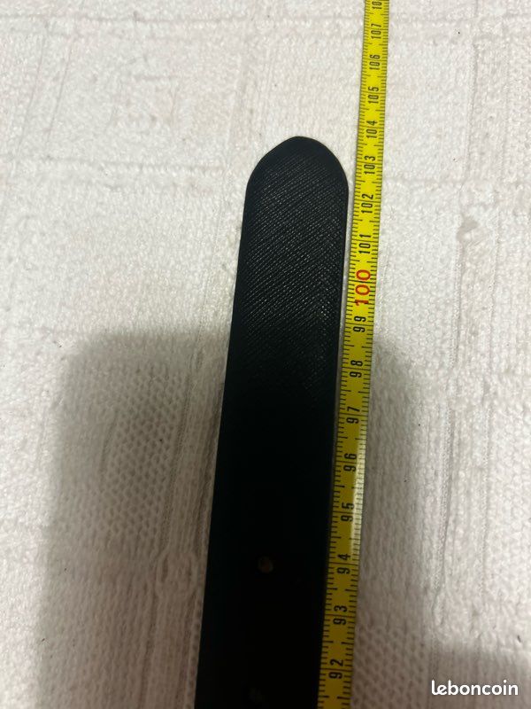 Ceinture Lauren Ralph Lauren cuir noir neuve étiquetée T.M (image 9)