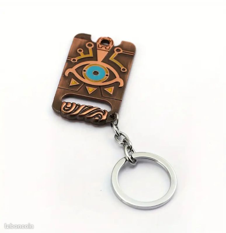 Porte clé Tablette Sheikah Link - Univers de Zelda - Couleur Or / Bronze - Neuf (image 3)
