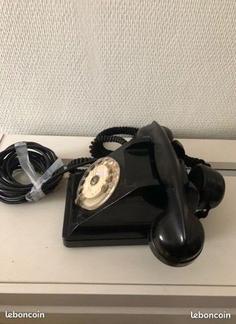 Ancien Téléphone PTT POSTE DE52 – Vintage, Occasion, Pour Collection Ou Décoration Rétro