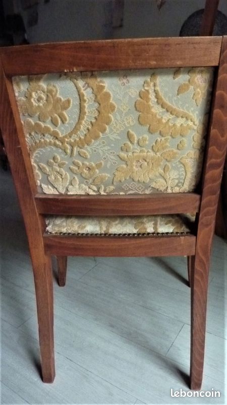 Fauteuil club ancien à restaurer (image 6)
