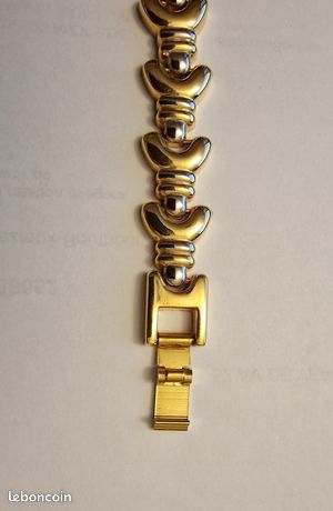 Montre à Quartz LUC DESROCHES Pour Femme - Bracelet Acier Doré - Neuf Sans étiquette - Mouvement Précis Aiguilles