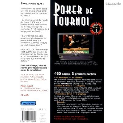 Livre "poker de tournoi 2éme édition" Montmirel François (image 2)