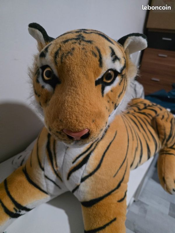 Peluche tigre 80 cm (image 2)
