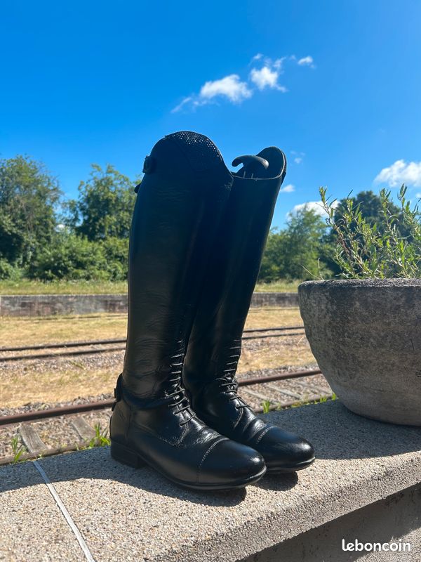 Bottes d'équitation Orion noir taille +1 Ego7 | OHLALA
