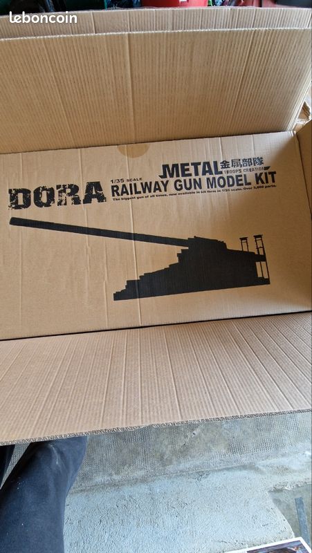 Maquette Dora Railway Gun – Kit échelle 1:35 – Neuf Et Scellé
