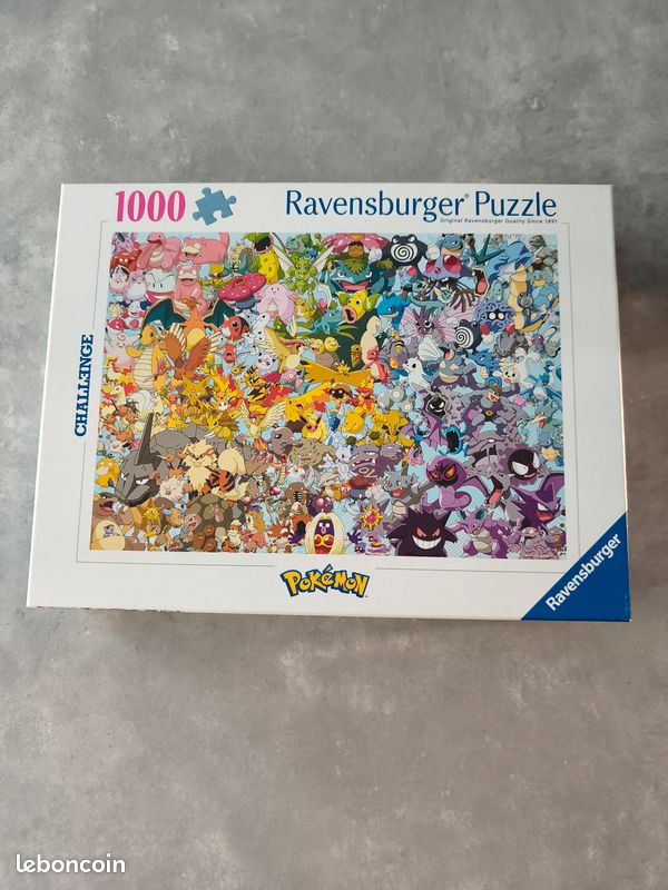 Challenge Puzzle Pokémon 1000 pièces - Ravensburger - Monde de l'enfance