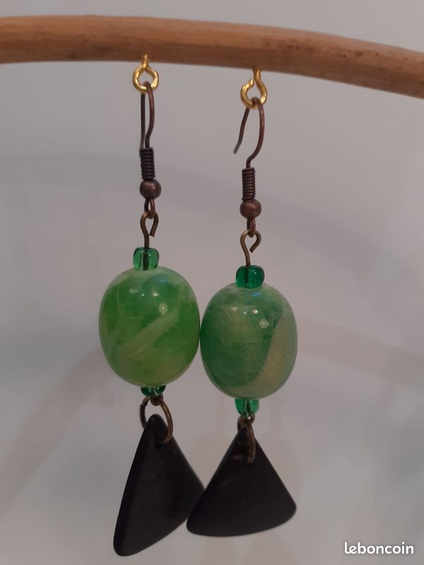 Boucles d’oreilles faites main et uniques (image 2)