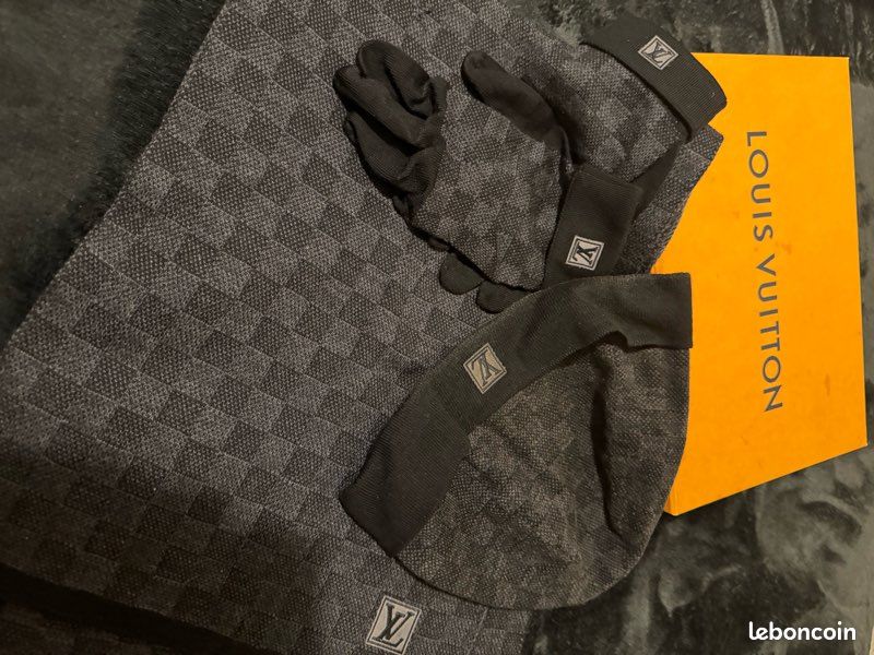 Bonnet Echarpe Echarpe Laine Louis Vuitton Écharpe LV Essential