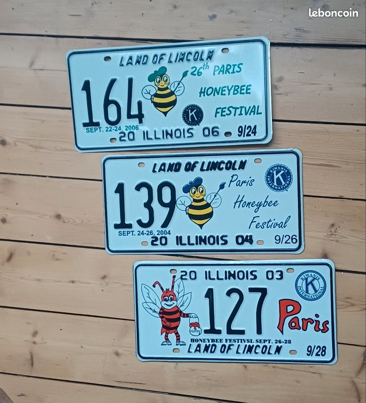 Plaque D'immatriculation Décorative USA Illinois 1979 (Métal)