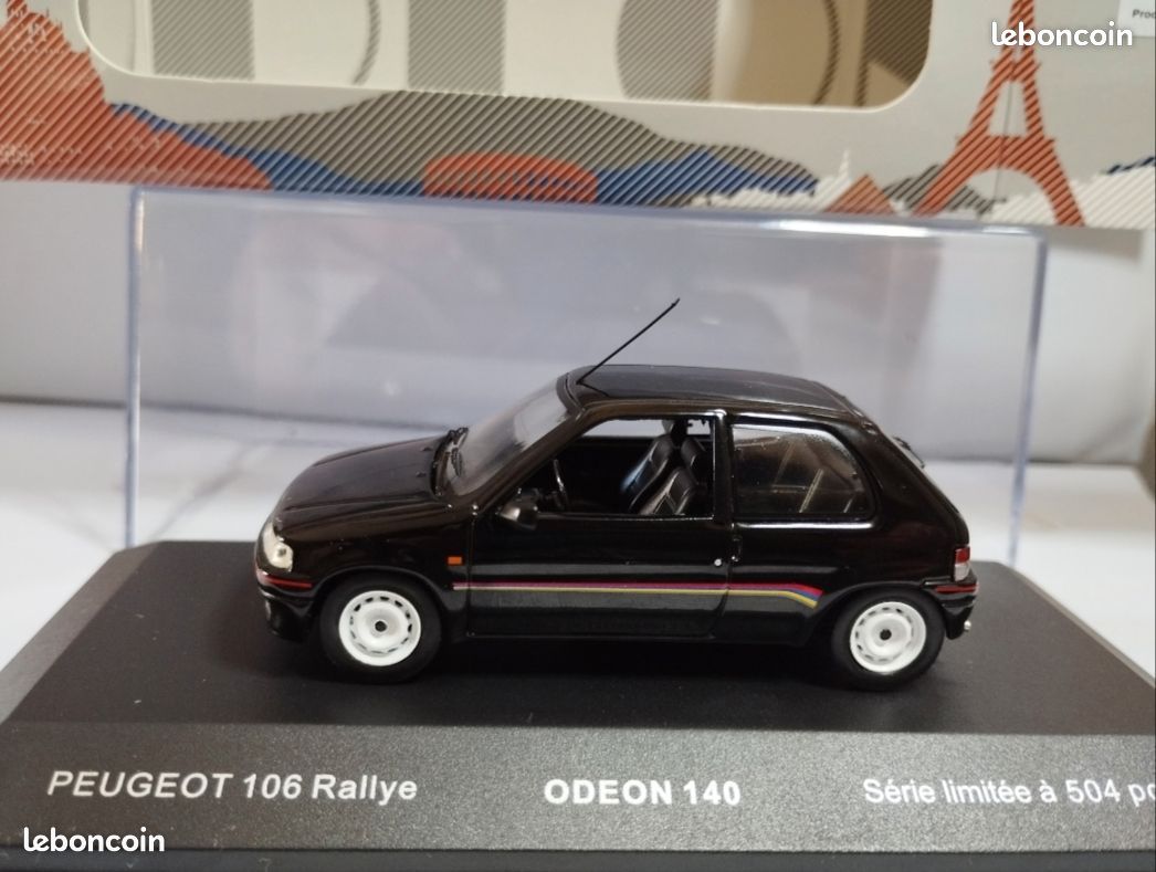 Odeon Auto in miniatura Peugeot 106 Rally Rosso 1993 1/43 Edizione Limitata