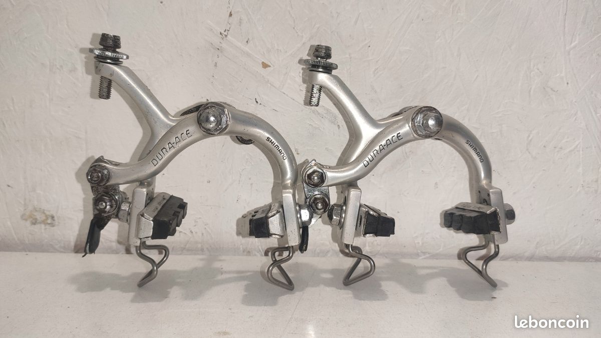 Étriers De Frein Shimano Dura-Ace – Argentés, Aluminium, Pour Vélo Route/course, Occasion Japon