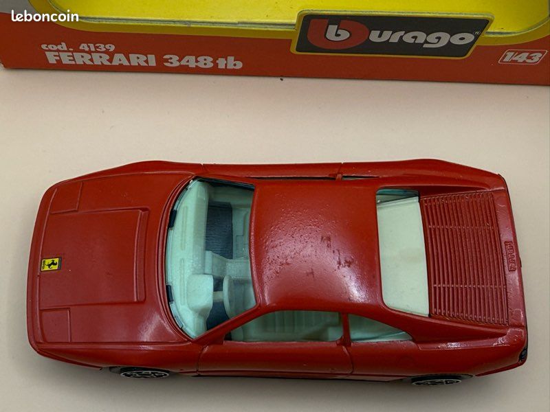 1/43 BBR Ferrari 348 Tb Dans Vitrine Édition Concessionnaire TRÈS RARE