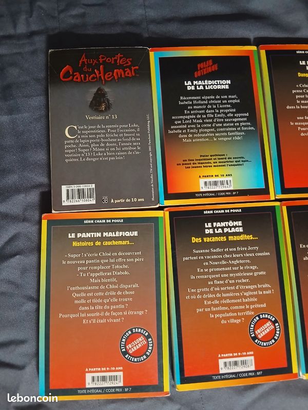 Lot livre horreur jeunesse chair de poule (image 5)