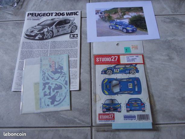 Tamiya 1/24 Peugeot 206 WRC A few mistakes made here and there, mostly on the decal work, but I think it looks good at a glance. Had to add a little road